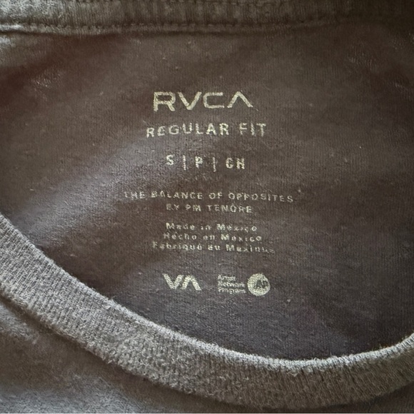 RVCA VA Skate Surf Tee Shirt Men SP Small - Picture 3 of 5